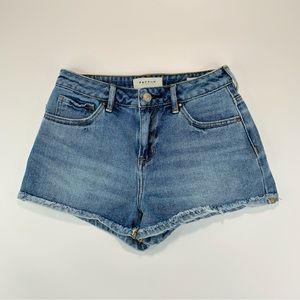 Pacsun jean shorts High rise shorts 100% cotton medium wash women size 24